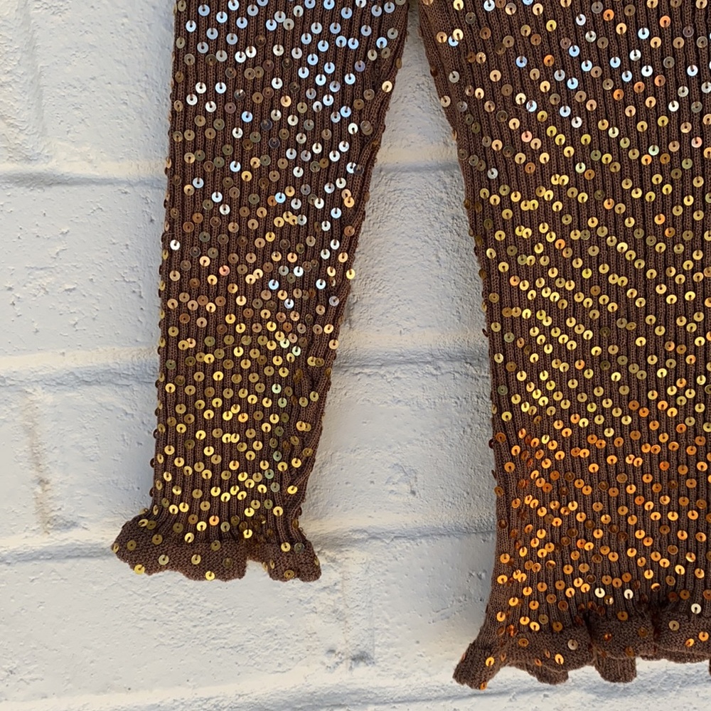 Virtual Runway Connection Sequin Ribbed Cardigan 2 - Picture 7 of 7